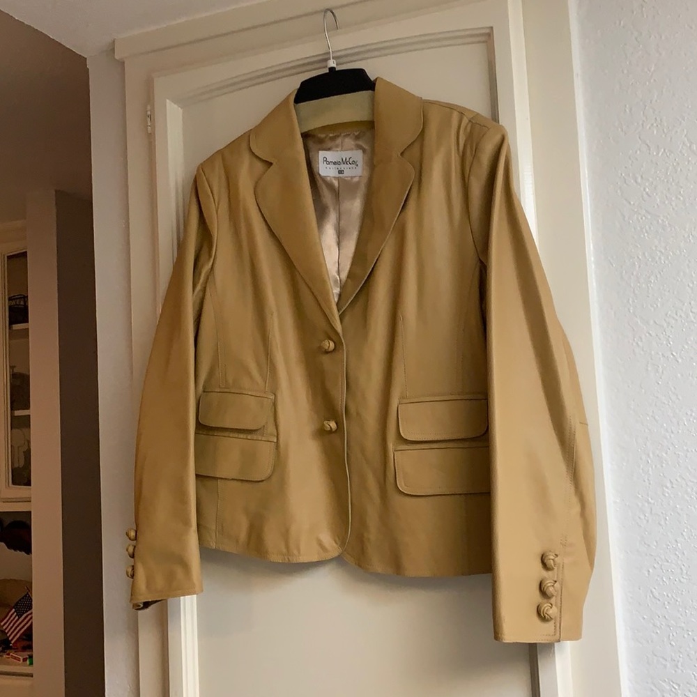 Light camel colored jacket